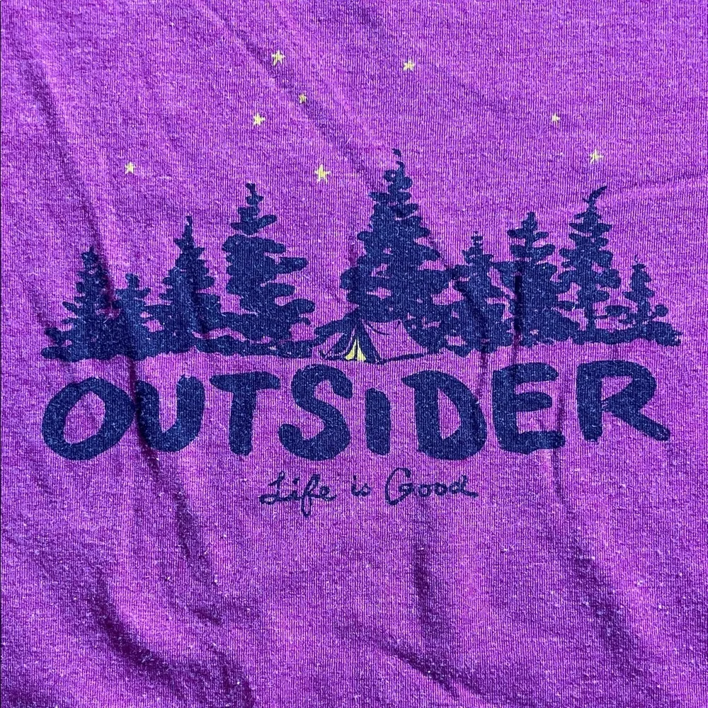 Life Is Good “cool tee” OUTSIDER Graphic Top - Picture 1 of 5